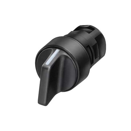 Siemens Selector switch, 16 mm, round, plastic, black, 2 switch positions OI 3SB2000-2BB01