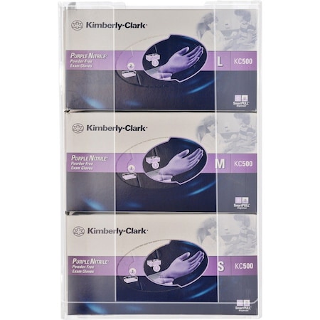 Kantek Acrylic Glove Dispenser, Triple AH130