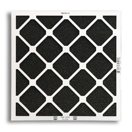 Castle Filters 18x18x1 Castle Super Flow MERV 6 HVAC One Year Air Filter 1-1818M6