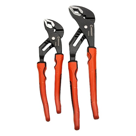 Crescent Plier Set, 10In 12In, TandG, Grip Zone RT400SGSET2R-05