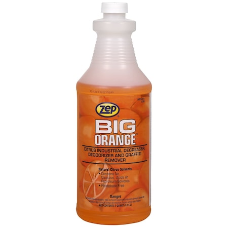 Zep Degreaser, 1 Qt Bottle, Liquid, Orange, 12 PK 41501