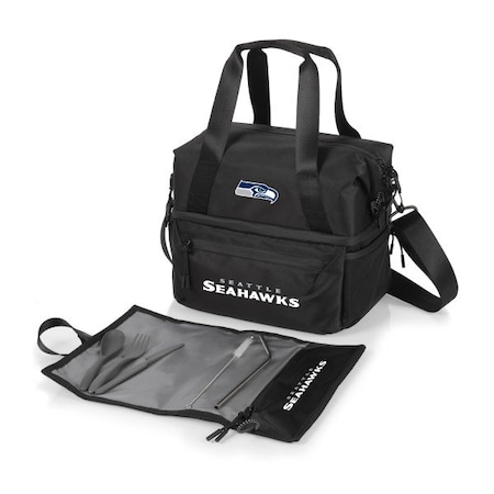 Picnic Time Family Of Brands NFL Seattle Seahawks - Tarana Recycled Lunch Bag Cooler with Utensils 515-01-179-284-2