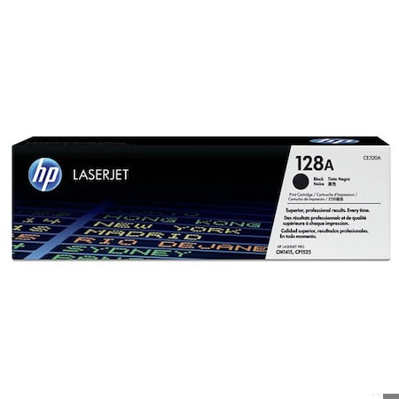 Hp 128A Black Original LaserJet Toner Cartridge, 2,000 Yield CE320A