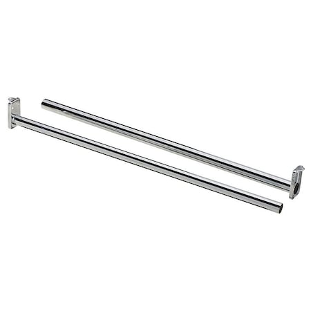 National Hardware DPV209 N338301 Closet Rod, 18 to 30 in L, Steel, Bright N338-301/N189-621