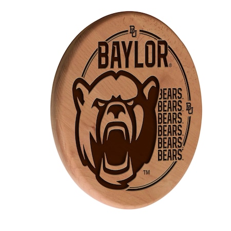 Holland Bar Stool Co Baylor University 13" Laser Engraved Solid Wood Sign WSgnLNatBaylor
