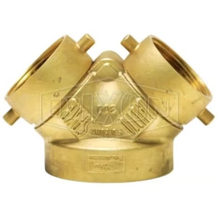 Dixon Single Clapper Back Outlet, 4 x 2-1/2 x 2-1/2 in, FNPT x Female NST, Cast Brass ISCS4025F