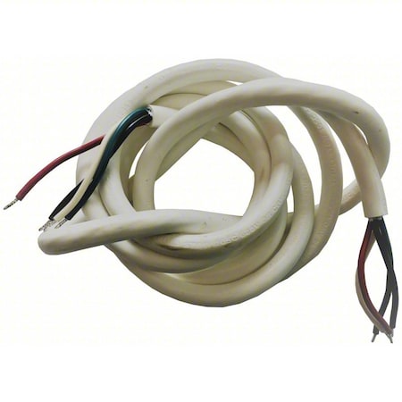 Lumination Power Cord Kit, 10 ftL, 1 1/4"W, 1 1/4"H POWER CORD KIT,LUS,14AWG-5COND,10FT,WHT
