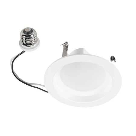 Keystone 4in Circular LED Residential Retrofit, 120V Input, 6W, 3000K, 80CRI, TRIAC Dimming, Contractor Serie KT-LED6RD-4C-830-DIM-CS