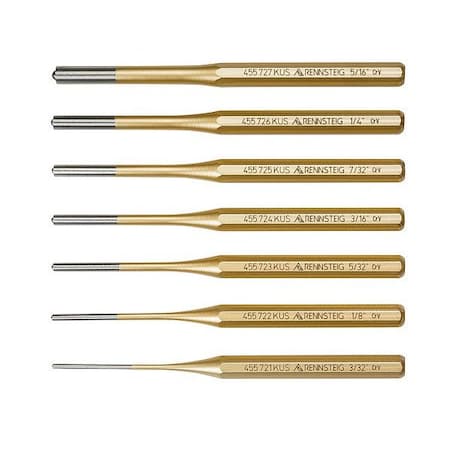 Rennsteig Roll Pin Punch Set 9R 455 007