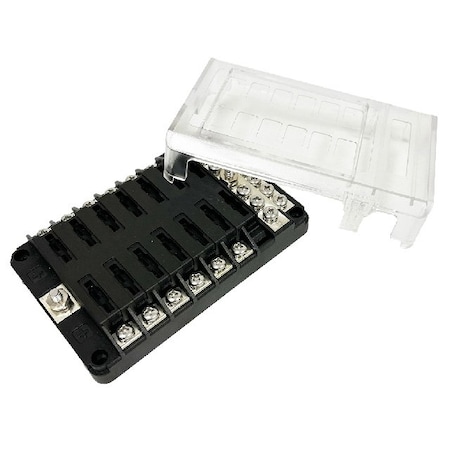 Optifuse Fuse Block for Regular Blade - Ground, 12P BLR-1212-G