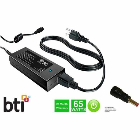 Battery Technology BTI 19V 65W AC ADAPTER FOR DELL INSPIRON 14 3000 (3480), 14 3000 (3 492-BDBZ-BTI
