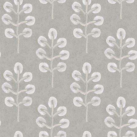 Chesapeake Plum Tree Grey Botanical Wallpaper 3124-13876