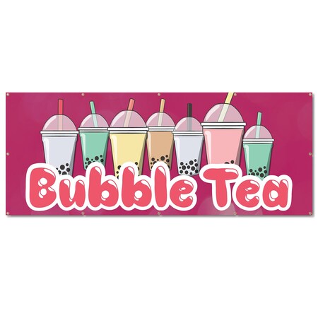 Signmission Bubble Tea, 48 Inch, Banner B-120-30351
