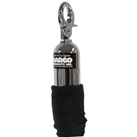Aarco Form-A-Line Ropes, Black, Hardware Chrome, 5' Tr-1