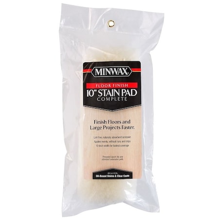 Minwax Floor Stain Pad, 10 in L Pad, 6-1/2 in W Pad 427106100