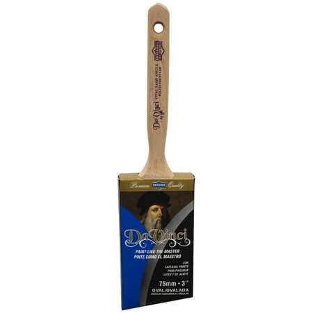 Linzer Paint Brush, Angle Sash Brush, 3 in L Bristle 1155130-0300