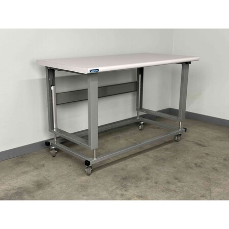 Stackbin Electric Workbenches, 72"W, 28-40"H, 1000lb C7230-4000-E-GN