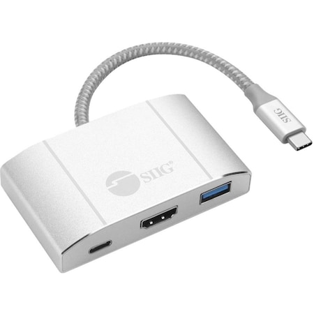 Siig USB 3.1 Type C Hub w HDMI 4K JUH30612S2