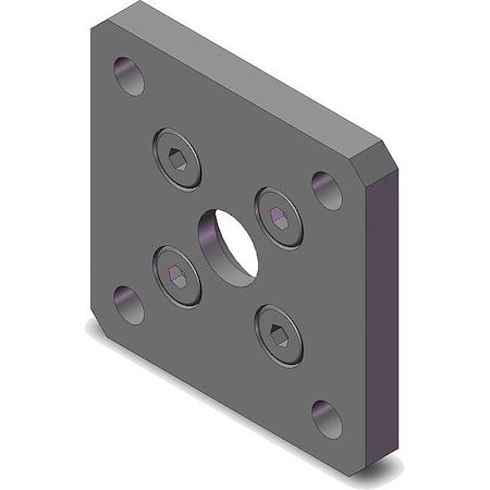 Smc Flange Plate, 25mm Bore CG-F025SUS