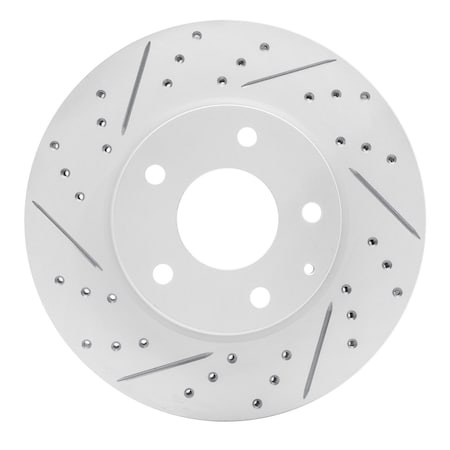 Dynamic Friction Co DFC Geoperformance Rotor - Drilled and Slotted 830-80053L
