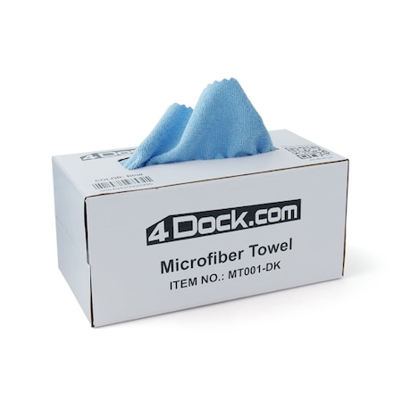 4Dock Disposable Microfiber Cleaning Rags, 50PK MT001