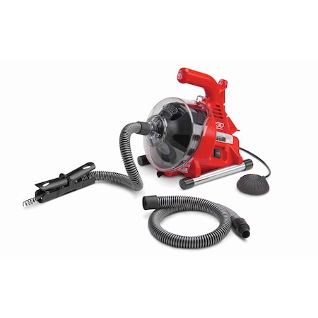 Ridgid Drain Cleaning Machine, 30 ft. Max. Run 55808