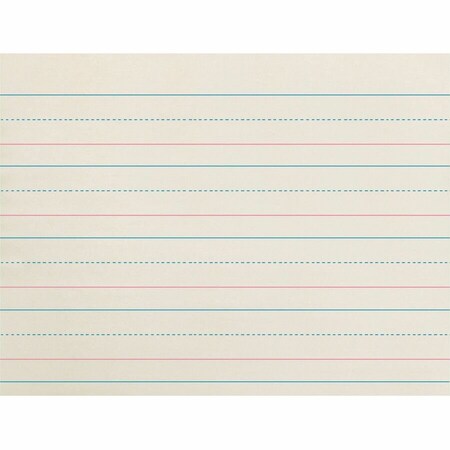 Zaner-Bloser Broken Midline Ruled Paper, White, 500PK PACZP2610