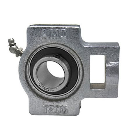 Ami Bearings SINGLE ROW BALL BEARING - 1in WIDE SET SCREW NICKEL TAKE-UP UCT205-16NP