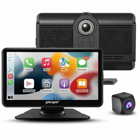 Adesso Innovation GEKOGEAR ORBIT C110 7IN PORTABLE INFOTAINMENT DISPLAY FOR APPLE CARPLAY ANDROID ORBITC110