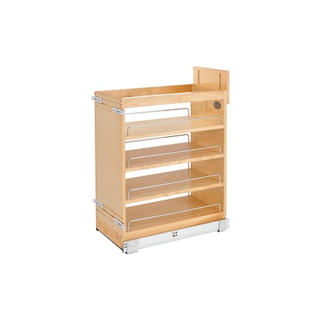 Rev-A-Shelf Maple Wood; Steel, Natural Maple, 11.75 in W, 25.5 in H, 21.63 in D 448-BCSC-11C