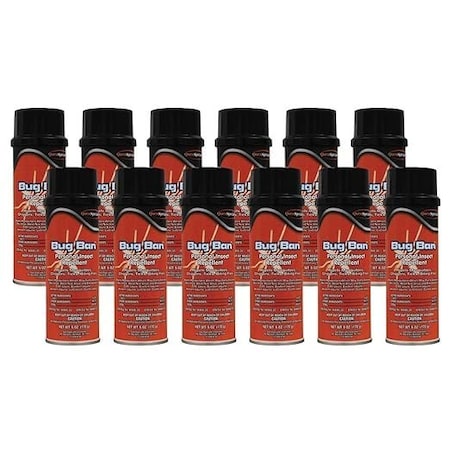 Quest Specialty BUG BAN Personal Insect Repellent 8 oz. Can, 12PK 4350