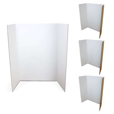 Flipside 36 x 48 1 Ply White Project Board Pack of 4 18042