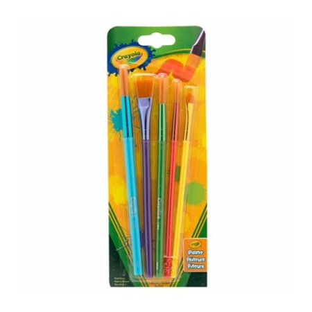 Crayola ART/CRAFT BRUSH ST 5PC 05-3506
