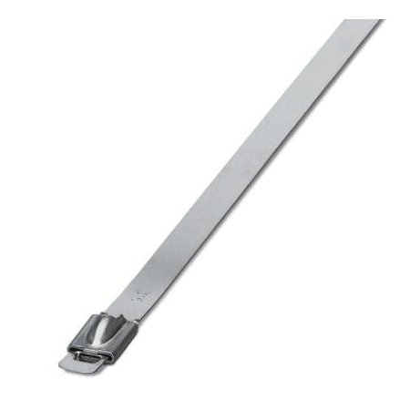 Phoenix Contact Cable Tie, 360 mm L, Silver, 316 Stainless Steel, 1335 N Strength 3240828