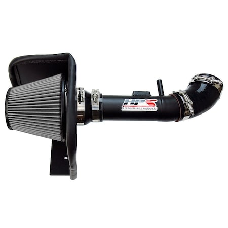 Hps Performance Air Intake Kit with Heat Shield, Black,  827-611WB
