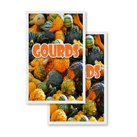 Signmission Gourds, Vinyl Decals Only 24 Inch x 36 Inch, Vinyl Decal, 2PK DSB-2436-2PACK-Gourds