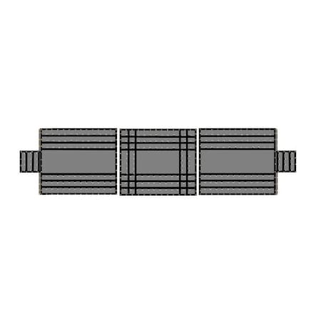 Mytee Products Superlight 14oz 3 Pc Lumber Tarp 8ft Drop - Black SLLT3PC