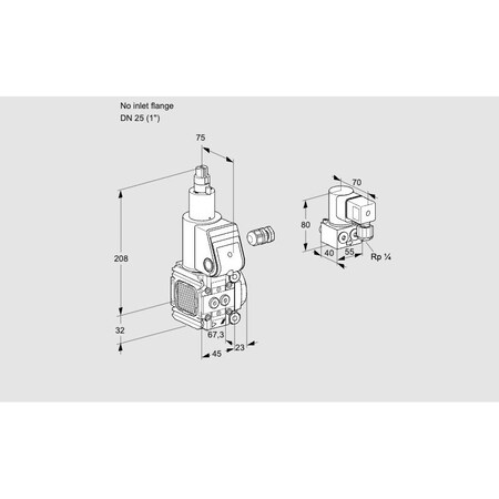 Honeywell Kromschroder VAS1-/25R/LQ KS88003505