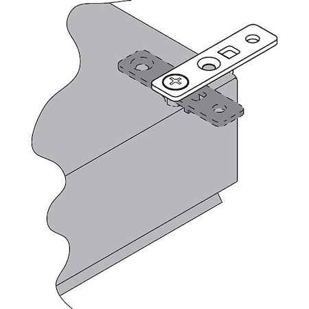 Nvent Hoffman Mounting Bracket Kit, NOVAL Accessory, Steel LMFK