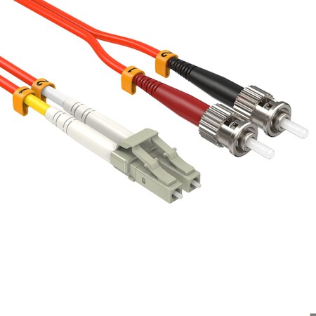Sanoxy 1m LC/ST Duplex 50/125 Multimode OM2 Fiber Optic Cable SNX-CBL-LDR-FB104-5301