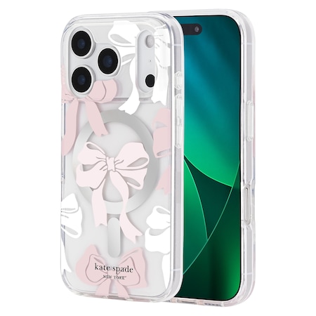 Kate Spade Protective Magsafe Case For Apple Iphone 17 Pro - Tied With A Bow KS058334