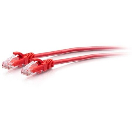 C2G 10FT/3M CAT6A SLIM PATCH 28AWG RED C2G30164