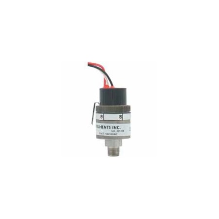 Dwyer Instruments Pressure Switch, Standard, SPDT, 1/8" NPT, Stainless Steel APS-450