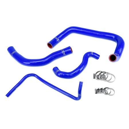 Hps Performance High Temp Reinforced Silicone Radiator Coolant Hose Kit, Blue, 57-2084-BLUE