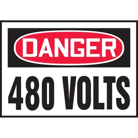 Accuform Danger Safety Label LELC164XVE