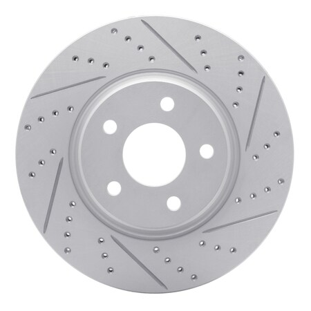 Dynamic Friction Co DFC Geoperformance Rotor - Drilled and Slotted 830-53003R