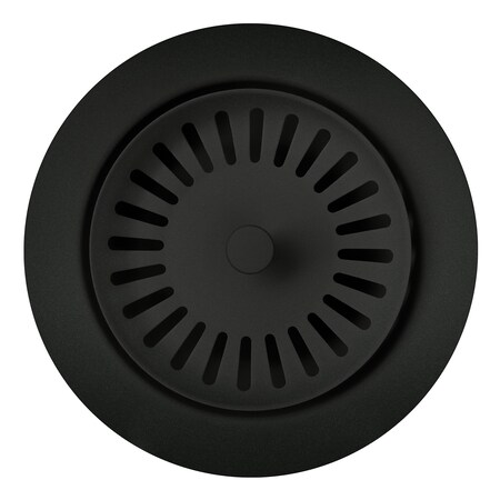 Blanco Color-Coordinated Metal Waste Flange, Coal Black 240339