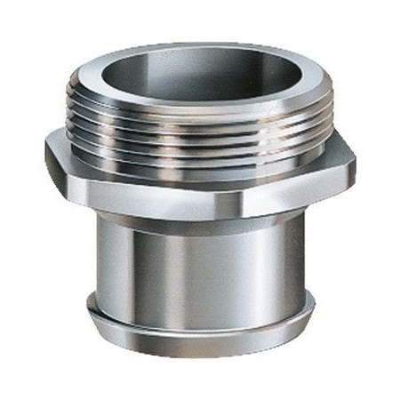 Flexa Gmbh NIMS-M OD 56 Thread M63 x 1.5 IP 65 Straight Nickel-plated brass 5010.023.063