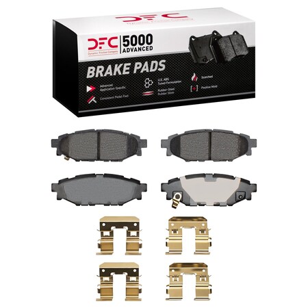 Dfc 5000 Advanced Disc Brake Pad Set, 1551-1114-01