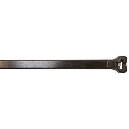 Gardner Bender Cable Tie, 11 in L, Black, Nylon, 50 lb Strength 46-310UVBMP